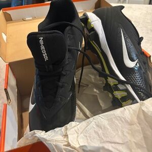 New Nike Mens Vapor Ultrafly Keystone Black Baseball Cleats Shoes Sz 10.5